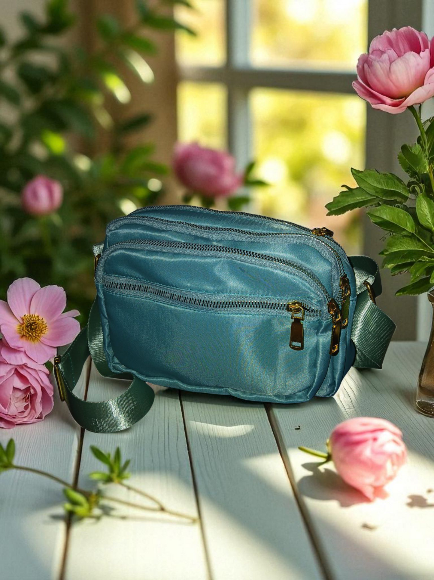 Carteritas de Tela con Zipper