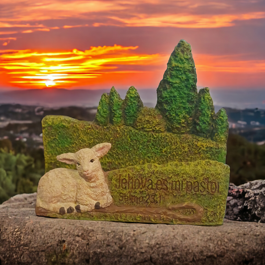 Adorno - Salmo 23:1 Jehova es mi Pastor