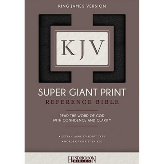 KJV Super Giant Print Reference Bible